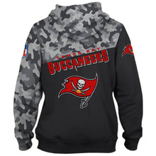 Load image into Gallery viewer, Tampa Bay Buccaneer NFL Apparel Unisex 3D Polyester Military Hoodie Sweatshirt Personalized Full Color Full Plus Size Best Gift Printed Logo Team