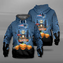 Load image into Gallery viewer, New England Patriots NFL Apparel Unisex Polyester Halloween 3D Costume Hoodies Personalized Full Color Full Plus Size Best Gift Printed Logo Team
