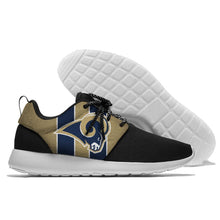 Load image into Gallery viewer, Los Angeles Rams NFL Apparel Lightweight Comfort Sport Shoes Sneaker Personalized Full Color Full Plus Size Best Gift Printed Logo Team