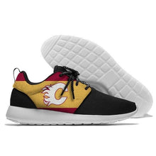 Load image into Gallery viewer, Calgary Flames NHL Apparel Lightweight Comfort Sport Shoes Sneaker Personalized Full Color Full Plus Size Best Gift Printed Logo Team