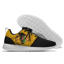 Load image into Gallery viewer, Chicago Blackhawks NHL Apparel Lightweight Comfort Sport Shoes Sneaker Personalized Full Color Full Plus Size Best Gift Printed Logo Team