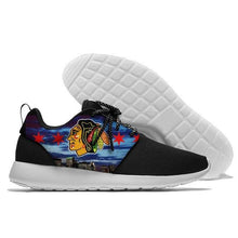 Load image into Gallery viewer, Chicago Blackhawks NHL Apparel Lightweight Comfort Sport Shoes Sneaker Personalized Full Color Full Plus Size Best Gift Printed Logo Team