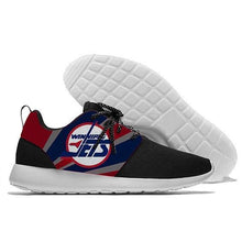 Load image into Gallery viewer, Winnipeg Jets NHL Apparel Lightweight Comfort Sport Shoes Sneaker Personalized Full Color Full Plus Size Best Gift Printed Logo Team