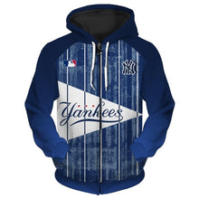 Load image into Gallery viewer, New York Yankees MLB Apparel Men 3D Polyester Hoodie Sweatshirt Personalized Full Color Full Plus Size Best Gift Printed Logo Team