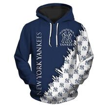 Load image into Gallery viewer, New York Yankees MLB Apparel Men 3D Polyester Hoodie Sweatshirt Personalized Full Color Full Plus Size Best Gift Printed Logo Team
