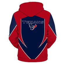 Load image into Gallery viewer, Houston Texans NFL Apparel Men 3D Polyester Hoodie Sweatshirt Personalized Full Color Full Plus Size Best Gift Printed Logo Team