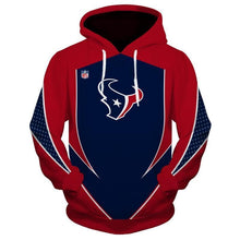 Load image into Gallery viewer, Houston Texans NFL Apparel Men 3D Polyester Hoodie Sweatshirt Personalized Full Color Full Plus Size Best Gift Printed Logo Team