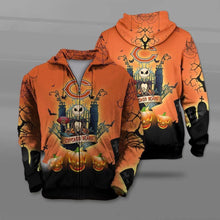 Load image into Gallery viewer, Chicago Bears NFL Apparel Men Polyester Halloween 3D Hoodies Custom Personalized Full Color Full Plus Size Best Gift Printed Logo Team