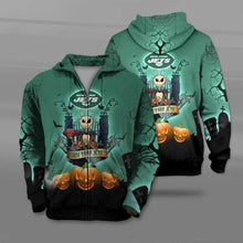 Load image into Gallery viewer, New York Jets NFL Apparel Unisex Polyester Halloween Costume Hoodies Personalized Full Color Full Plus Size Best Gift Printed Logo Team