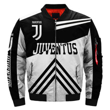 Load image into Gallery viewer, Juventus Apparel Men Zipper Motorcycle Bomber Jacket Personalized Full Color Full Plus Size Best Gift Printed Logo Team