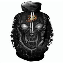 Load image into Gallery viewer, Anaheim Ducks NHL Apparel Men Polyester 3D Hoodies Custom Personalized Full Color Full Plus Size Best Gift Printed Logo Team