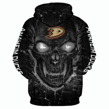 Load image into Gallery viewer, Anaheim Ducks NHL Apparel Men Polyester 3D Hoodies Custom Personalized Full Color Full Plus Size Best Gift Printed Logo Team