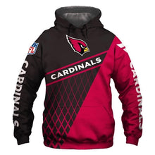 Load image into Gallery viewer, Arizona Cardinals NFL Apparel Men Polyester 3D Hoodies Custom Personalized Full Color Full Plus Size Best Gift Printed Logo Team