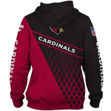 Load image into Gallery viewer, Arizona Cardinals NFL Apparel Men Polyester 3D Hoodies Custom Personalized Full Color Full Plus Size Best Gift Printed Logo Team