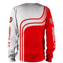 Load image into Gallery viewer, Arsenal Apparel Men Polyester Sweatshirt 3D Long Sleeve Crew Neck Personalized Full Color Full Plus Size Best Gift Printed Logo Team