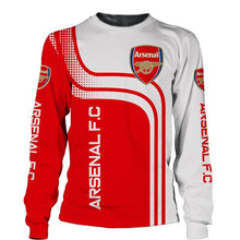 Load image into Gallery viewer, Arsenal Apparel Men Polyester Sweatshirt 3D Long Sleeve Crew Neck Personalized Full Color Full Plus Size Best Gift Printed Logo Team