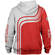 Load image into Gallery viewer, Athletic Bilbao Apparel Men Zipper 3D Hoodies Personalized Full Color Full Plus Size Best Gift Printed Logo Team