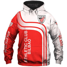 Load image into Gallery viewer, Athletic Bilbao Apparel Men Zipper 3D Hoodies Personalized Full Color Full Plus Size Best Gift Printed Logo Team