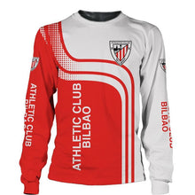 Load image into Gallery viewer, Athletic Bilbao Apparel Men Polyester Sweatshirt 3D Long Sleeve Crew Neck Personalized Full Color Full Plus Size Best Gift Printed Logo Team