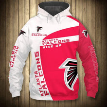 Load image into Gallery viewer, Atlanta Falcons NFL Apparel Men Polyester 3D Hoodies Custom Personalized Full Color Full Plus Size Best Gift Printed Logo Team