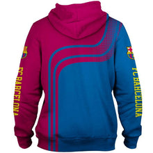 Load image into Gallery viewer, Barcelona Apparel Men Polyester 3D Hoodies Custom Personalized Full Color Full Plus Size Best Gift Printed Logo Team