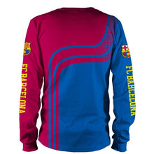 Load image into Gallery viewer, Barcelona Apparel Men Polyester Sweatshirt 3D Long Sleeve Personalized Full Color Full Plus Size Best Gift Printed Logo Team