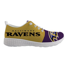 Load image into Gallery viewer, Baltimore Ravens NFL Apparel Unisex Breathable Shoes Sneaker Custom Personalized Full Color Full Plus Size Best Gift Printed Logo Team