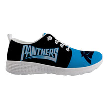 Load image into Gallery viewer, Carolina Panthers NFL Apparel Unisex Breathable Shoes Sneaker Custom Personalized Full Color Full Plus Size Best Gift Printed Logo Team