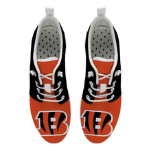 Load image into Gallery viewer, Cincinnati Bengals NFL Apparel Unisex Breathable Shoes Sneaker Custom Personalized Full Color Full Plus Size Best Gift Printed Logo Team
