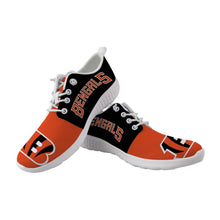 Load image into Gallery viewer, Cincinnati Bengals NFL Apparel Unisex Breathable Shoes Sneaker Custom Personalized Full Color Full Plus Size Best Gift Printed Logo Team