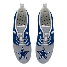 Load image into Gallery viewer, Dallas Cowboys Apparel Unisex Breathable Shoes Sneaker Custom Personalized Full Color Full Plus Size Best Gift Printed Logo Team