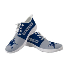 Load image into Gallery viewer, Dallas Cowboys Apparel Unisex Breathable Shoes Sneaker Custom Personalized Full Color Full Plus Size Best Gift Printed Logo Team