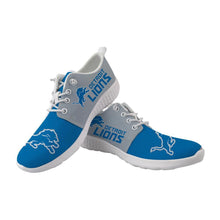 Load image into Gallery viewer, Detroit Lions NFL Apparel Unisex Breathable Shoes Sneaker Custom Personalized Full Color Full Plus Size Best Gift Printed Logo Team