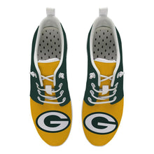 Load image into Gallery viewer, Green Bay Packers NFL Apparel Unisex Breathable Shoes Sneaker Custom Personalized Full Color Full Plus Size Best Gift Printed Logo Team