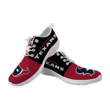 Load image into Gallery viewer, Houston Texans NFL Apparel Unisex Breathable Shoes Sneaker Custom Personalized Full Color Full Plus Size Best Gift Printed Logo Team