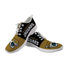 Load image into Gallery viewer, Jacksonville Jaguars Apparel Unisex Breathable Shoes Sneaker Custom Personalized Full Color Full Plus Size Best Gift Printed Logo Team