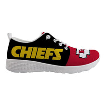 Load image into Gallery viewer, Kansas City Chiefs NFL Apparel Unisex Breathable Shoes Sneaker Custom Personalized Full Color Full Plus Size Best Gift Printed Logo Team