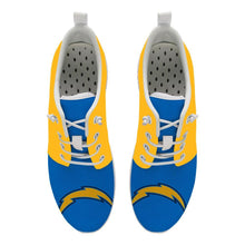 Load image into Gallery viewer, Los Angeles Chargers NFL Apparel Unisex Breathable Shoes Sneaker Custom Personalized Full Color Full Plus Size Best Gift Printed Logo Team