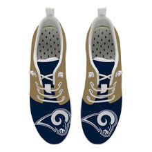 Load image into Gallery viewer, Los Angeles Rams NFL Apparel Unisex Breathable Shoes Sneaker Custom Personalized Full Color Full Plus Size Best Gift Printed Logo Team