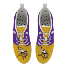 Load image into Gallery viewer, Minnesota Vikings NFL Apparel Unisex Breathable Shoes Sneaker Custom Personalized Full Color Full Plus Size Best Gift Printed Logo Team
