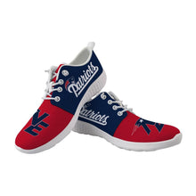 Load image into Gallery viewer, New England Patriots NFL Apparel Unisex Breathable Shoes Sneaker Custom Personalized Full Color Full Plus Size Best Gift Printed Logo Team