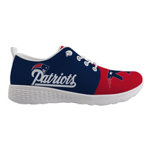 Load image into Gallery viewer, New England Patriots NFL Apparel Unisex Breathable Shoes Sneaker Custom Personalized Full Color Full Plus Size Best Gift Printed Logo Team