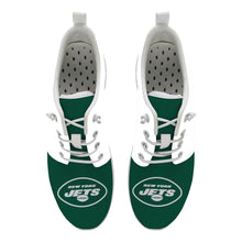 Load image into Gallery viewer, New York Jets NFL Apparel Unisex Breathable Shoes Sneaker Custom Personalized Full Color Full Plus Size Best Gift Printed Logo Team