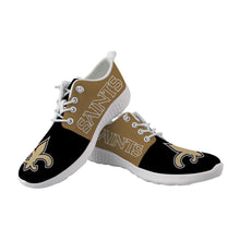Load image into Gallery viewer, New Orleans Saints NFL Apparel Unisex Breathable Shoes Sneaker Custom Personalized Full Color Full Plus Size Best Gift Printed Logo Team