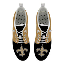 Load image into Gallery viewer, New Orleans Saints NFL Apparel Unisex Breathable Shoes Sneaker Custom Personalized Full Color Full Plus Size Best Gift Printed Logo Team