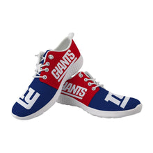 Load image into Gallery viewer, New York Giants NFL Apparel Unisex Breathable Shoes Sneaker Custom Personalized Full Color Full Plus Size Best Gift Printed Logo Team