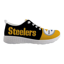 Load image into Gallery viewer, Pittsburgh Steelers NFL Apparel Unisex Breathable Shoes Sneaker Custom Personalized Full Color Full Plus Size Best Gift Printed Logo Team