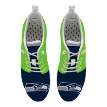 Load image into Gallery viewer, Seattle Seahawks NFL Apparel Unisex Breathable Shoes Sneaker Custom Personalized Full Color Full Plus Size Best Gift Printed Logo Team