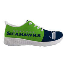 Load image into Gallery viewer, Seattle Seahawks NFL Apparel Unisex Breathable Shoes Sneaker Custom Personalized Full Color Full Plus Size Best Gift Printed Logo Team