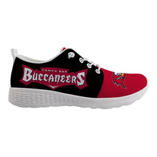 Load image into Gallery viewer, Tampa Bay Buccaneers NFL Apparel Unisex Breathable Shoes Sneaker Custom Personalized Full Color Full Plus Size Best Gift Printed Logo Team